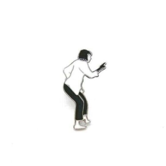 3/20 Pulp Fiction Dancing Enamel Pin - Picture 1 of 1